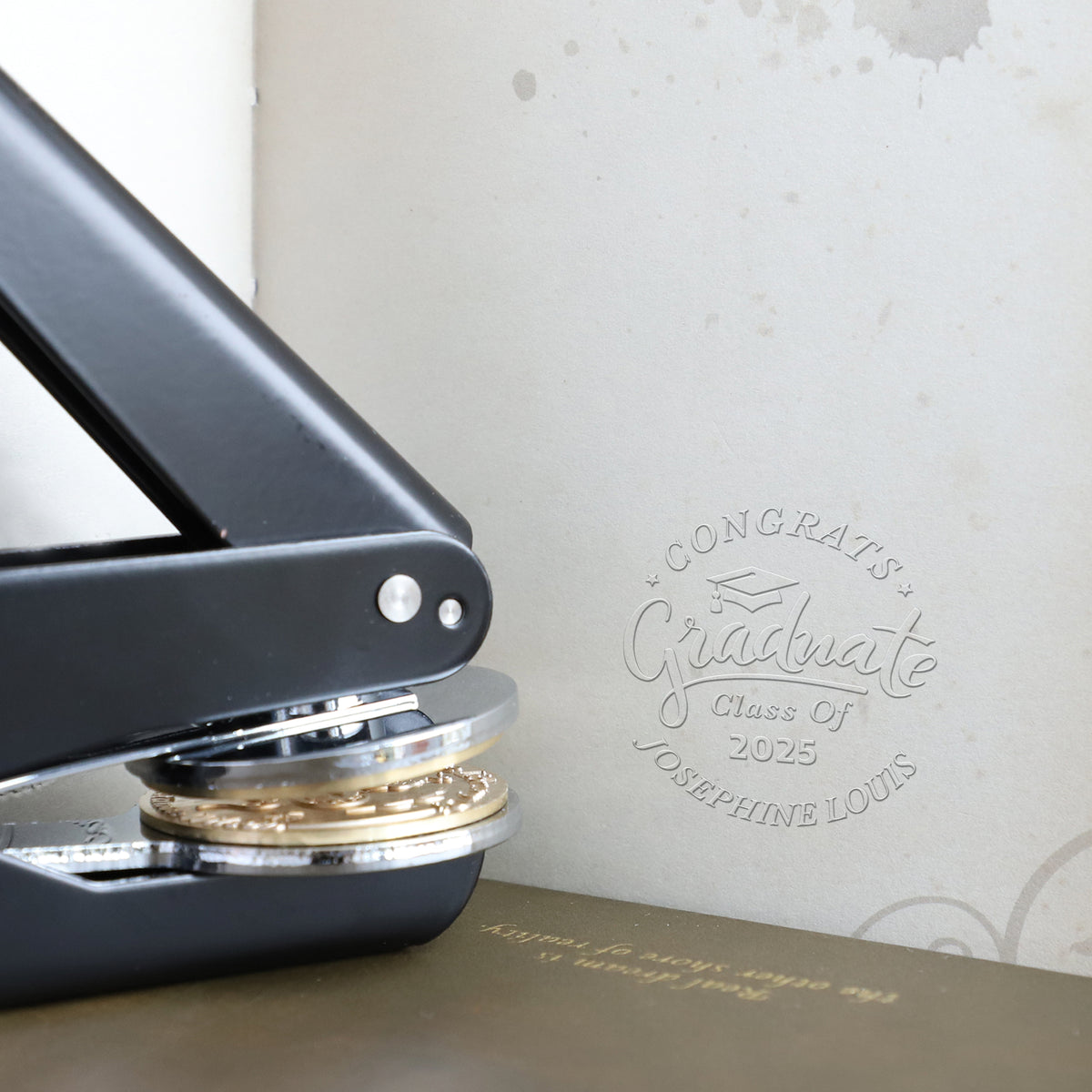 Graduation Season Custom Book Embosser