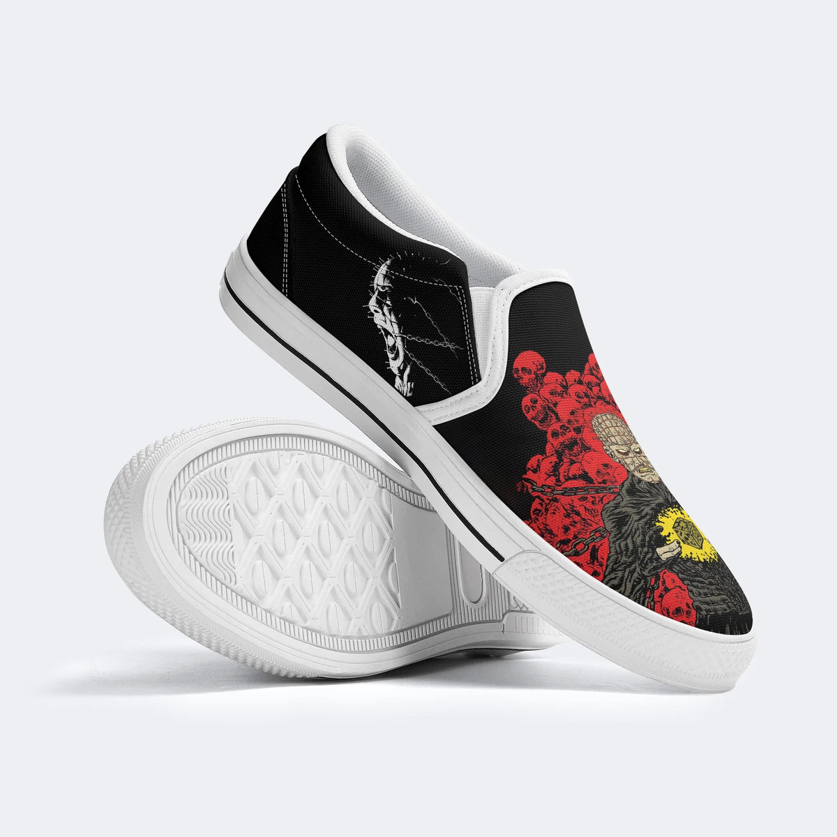 Horror Movie Art Printed - Slip On Shoes