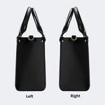 Toxic Moth Star Print - Leather Handbag