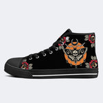 Death Moth Vintage Print - High Top Canvas