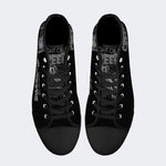 Unisex Vintage Horror Graphic - High Top Canvas
