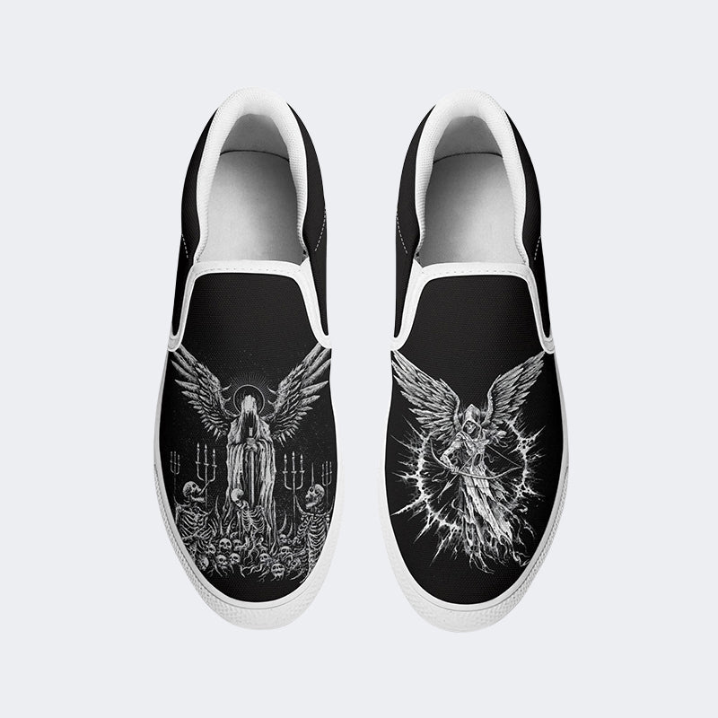 Figure&Wing Graphic Print - Slip On Shoes