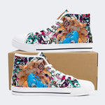 Alice In Wasteland High Top Canvas Shoes