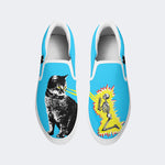 Cat Death Ray Art - Slip On Shoes