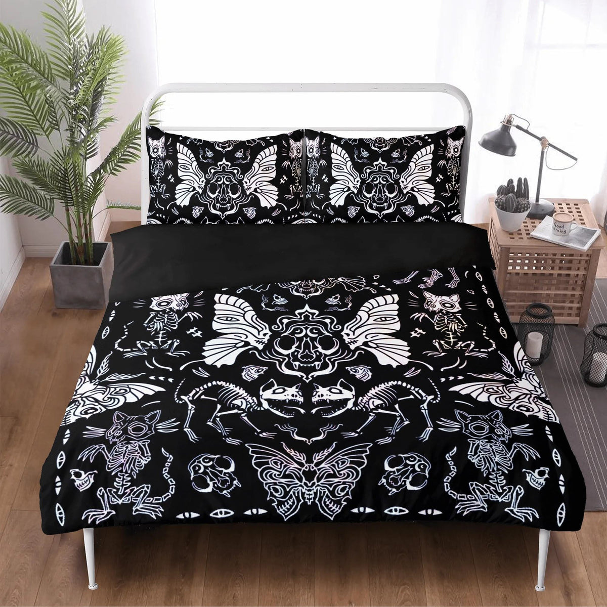 Gothic Animal Print - Three Piece Bedding Set