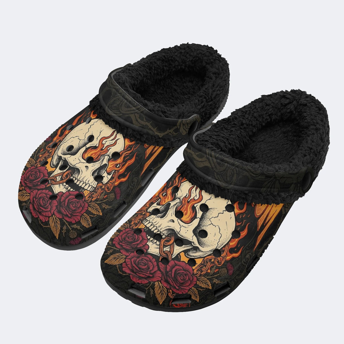 Blaze Reaper - Fur Lined Slippers/Sandals