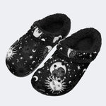 Sun Moon Stars - Fur Lined Slippers/Sandals