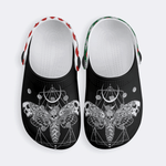 Surreal Death Moth&Skull - Kid's Slippers/Sandals