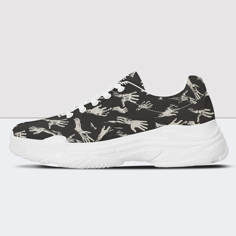 Arms Print Chunky Sneakers