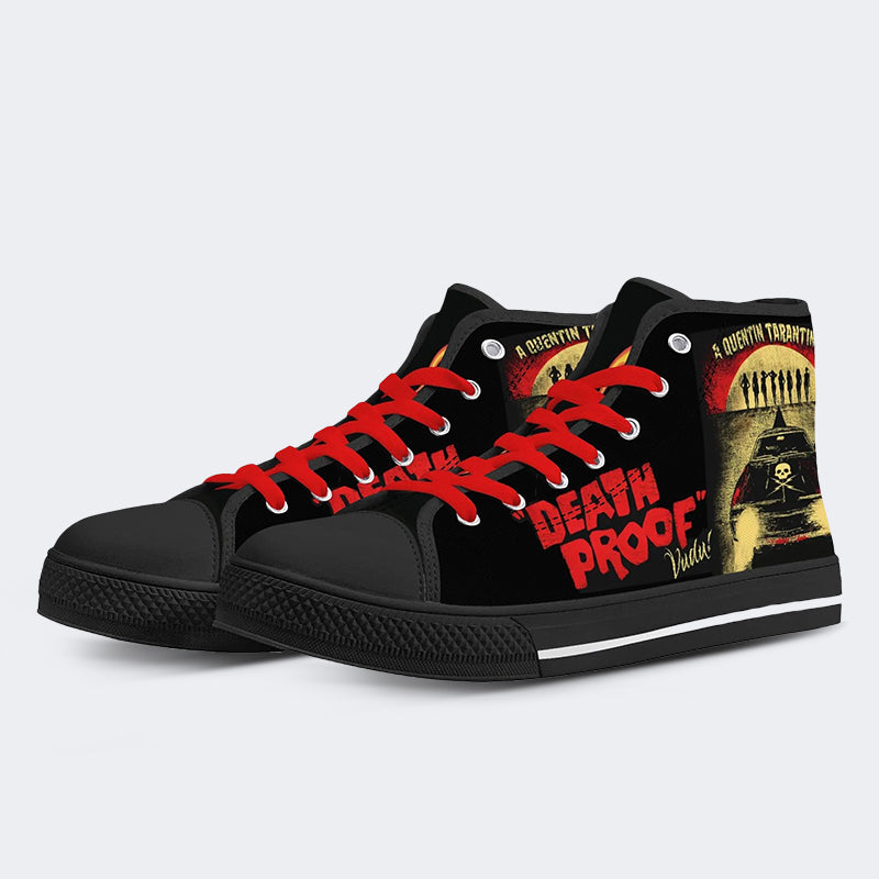 Unisex Horrorfilm-Druck - High Top Canvas