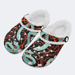 Green Snake Legend - Fur Lined Slippers/Sandals