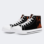 Unisex Halloween Horror Totenkopf Druck - High Top Canvas