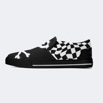 Unisex Skull Print - Slip On Shoes