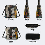 Artistic Graffiti Cats Print - Bucket Bag