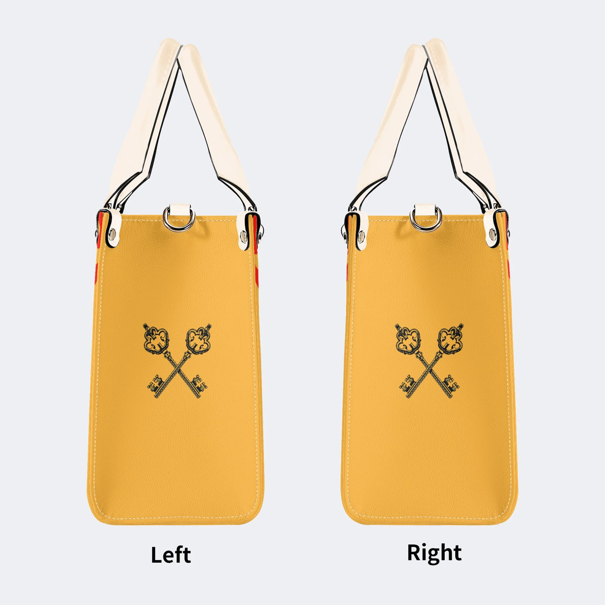 Mechanical Scorpion Print - Leather Handbag