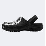 Unisex Black Metal Pinhead Print - Slippers/Sandals