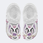 Unisex EagleArt Print - Fur Lined Slippers/Sandals