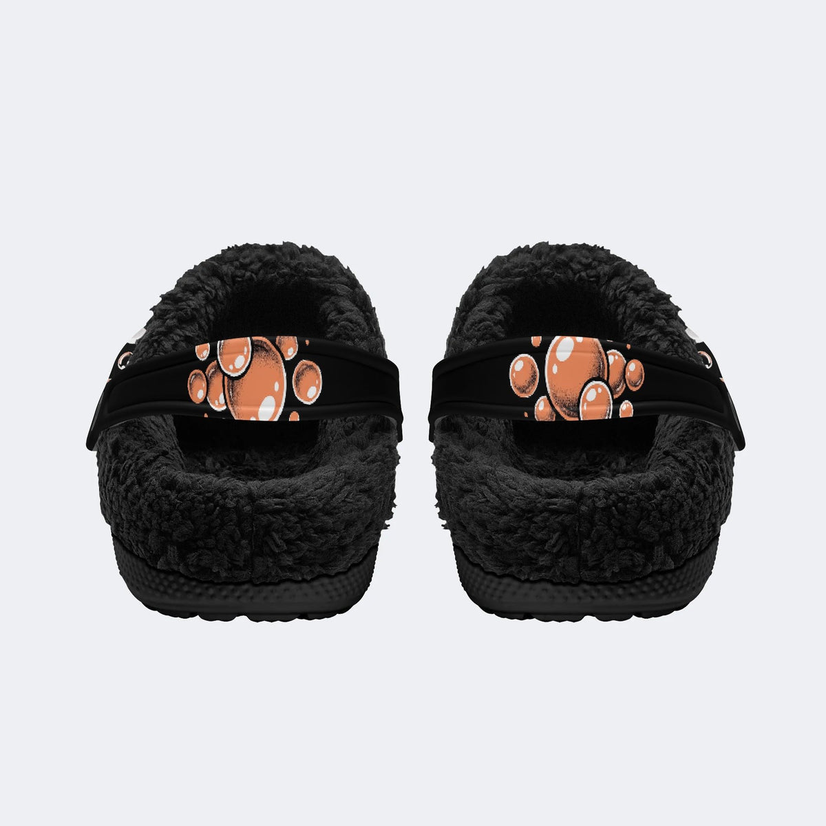 Dark Ghost Bubble - Fur Lined Slippers/Sandals