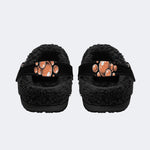 Dark Ghost Bubble - Fur Lined Slippers/Sandals