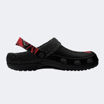 Devil Horn Portrait - Fur Lined Slippers/Sandals