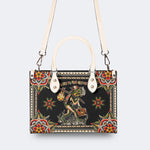 Frog On The Road - Leather Handbag