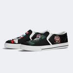 Vintage Horror Art Printed - Slip On Shoes