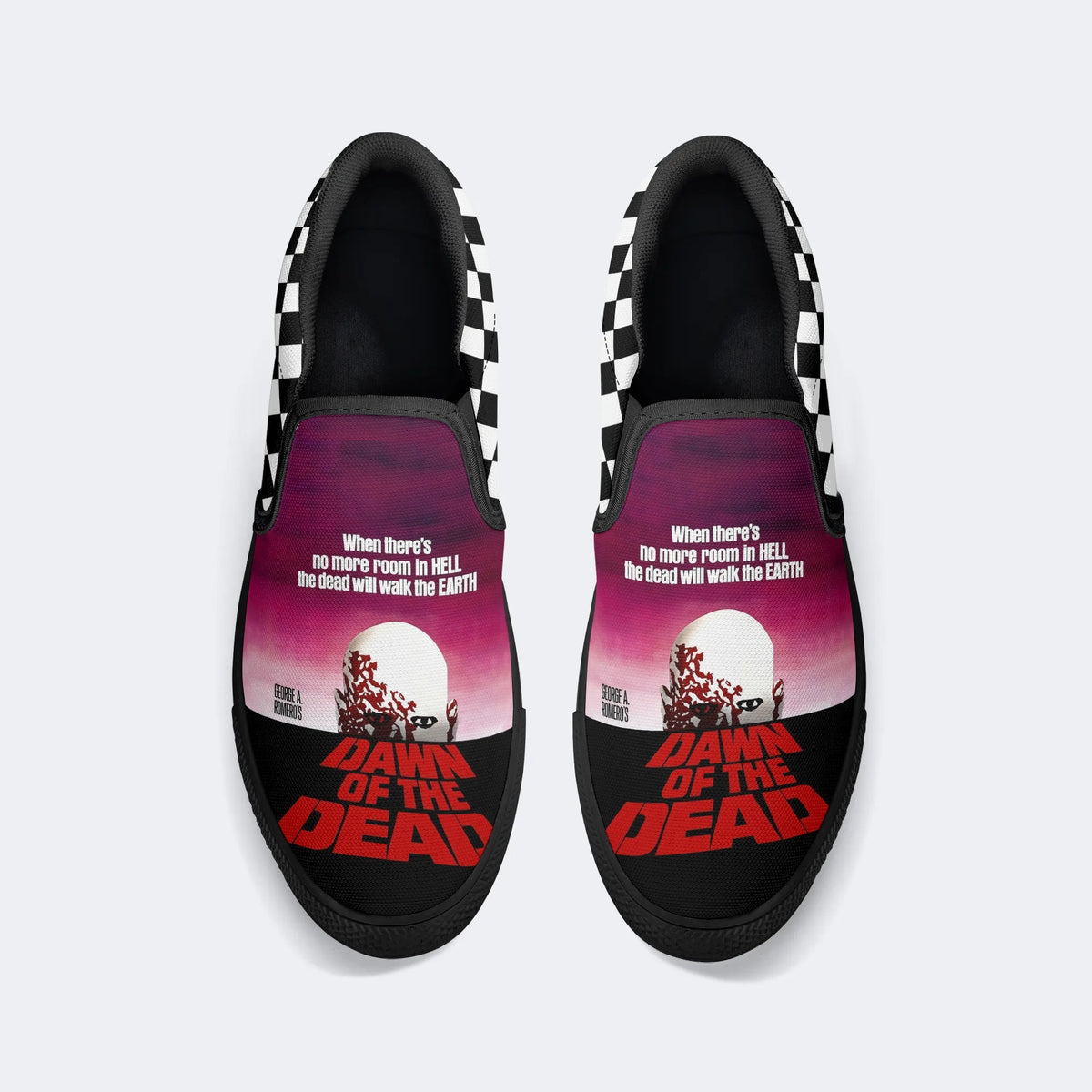 Horror Movie Printed - Slip On Shoes