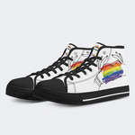 Pride Month High Top Canvas Shoes