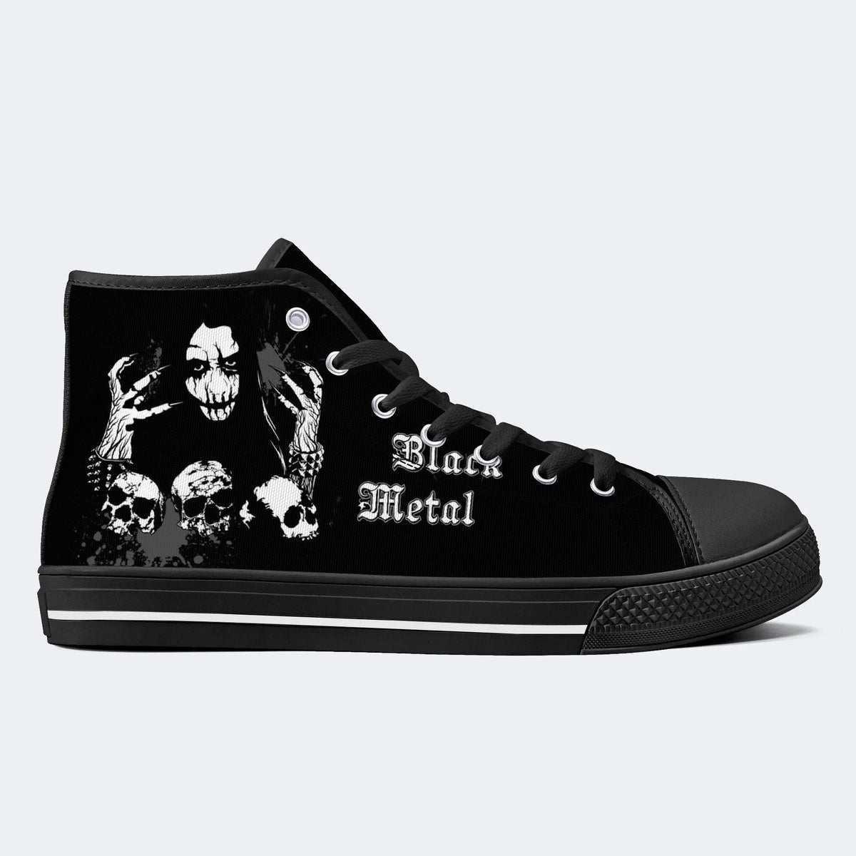 Black Metal - High Top Canvas