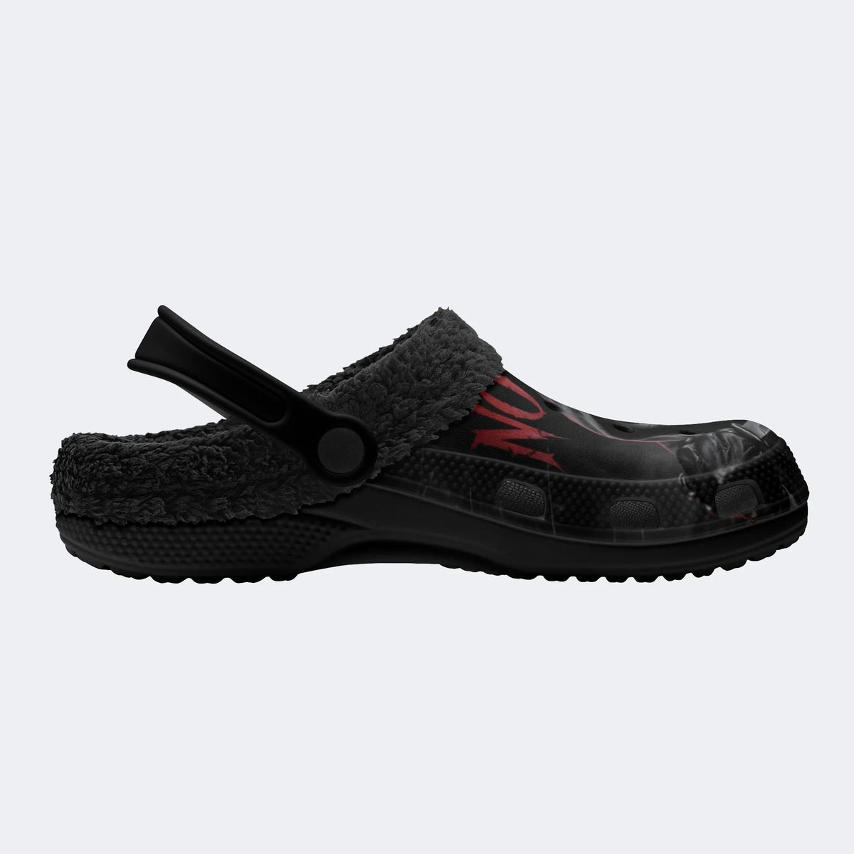 Grim Reaper No Escape - Fur Lined Slippers/Sandals