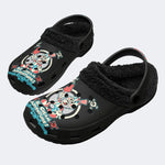 Jokers Graphic Print - Fur Lined Slippers