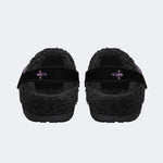 Unisex Devil Art Print - Fur Lined Slippers/Sandals