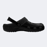 Gothic Crow Moon Witchy - Fur Lined Slippers/Sandals
