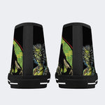 Unisex More Brains Print - High Top Canvas