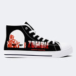 Horror Zombie Printed - High Top Canvas