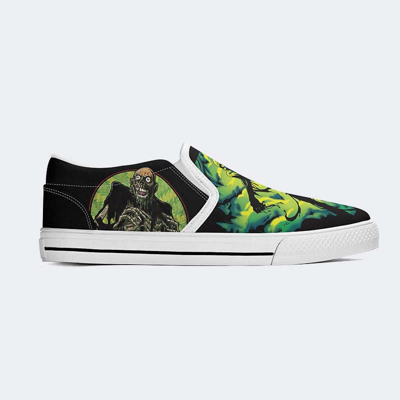 Unisex Horror Print - Slip On Shoes