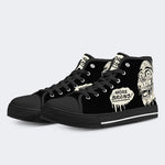 Unisex Tarman Totenkopf Druck - High Top Canvas