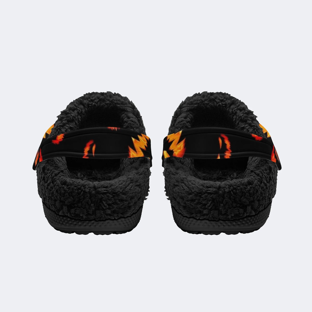 Fiery Jack Lantern - Fur Lined Slippers/Sandals