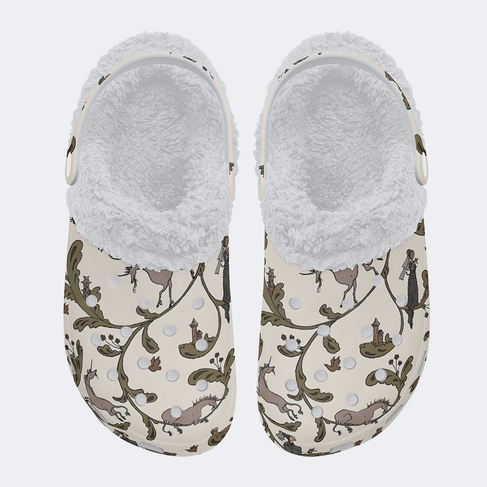 Unicorn thieves - Fur Lined Slippers/Sandals