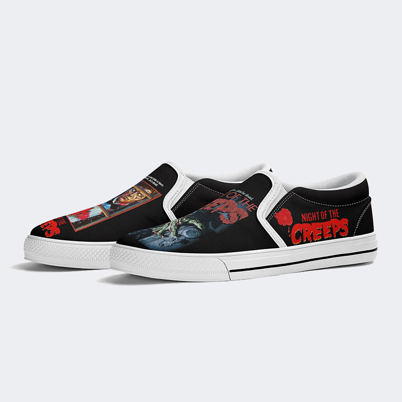 Unisex Horror Print - Slip On Shoes