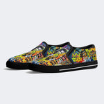 Unisex Boxer Graffiti Kunstdruck - Slip On Schuhe 