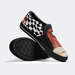 Funny Santa Claus Print - Slip On Shoes