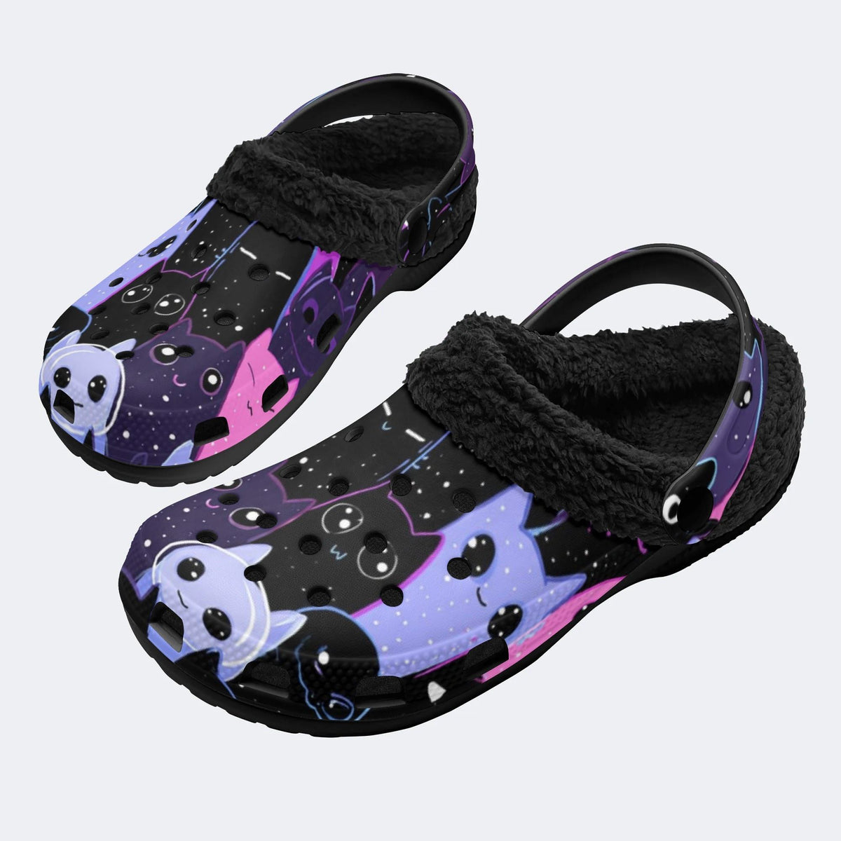 Dark Star Kittens - Fur Lined Slippers/Sandals
