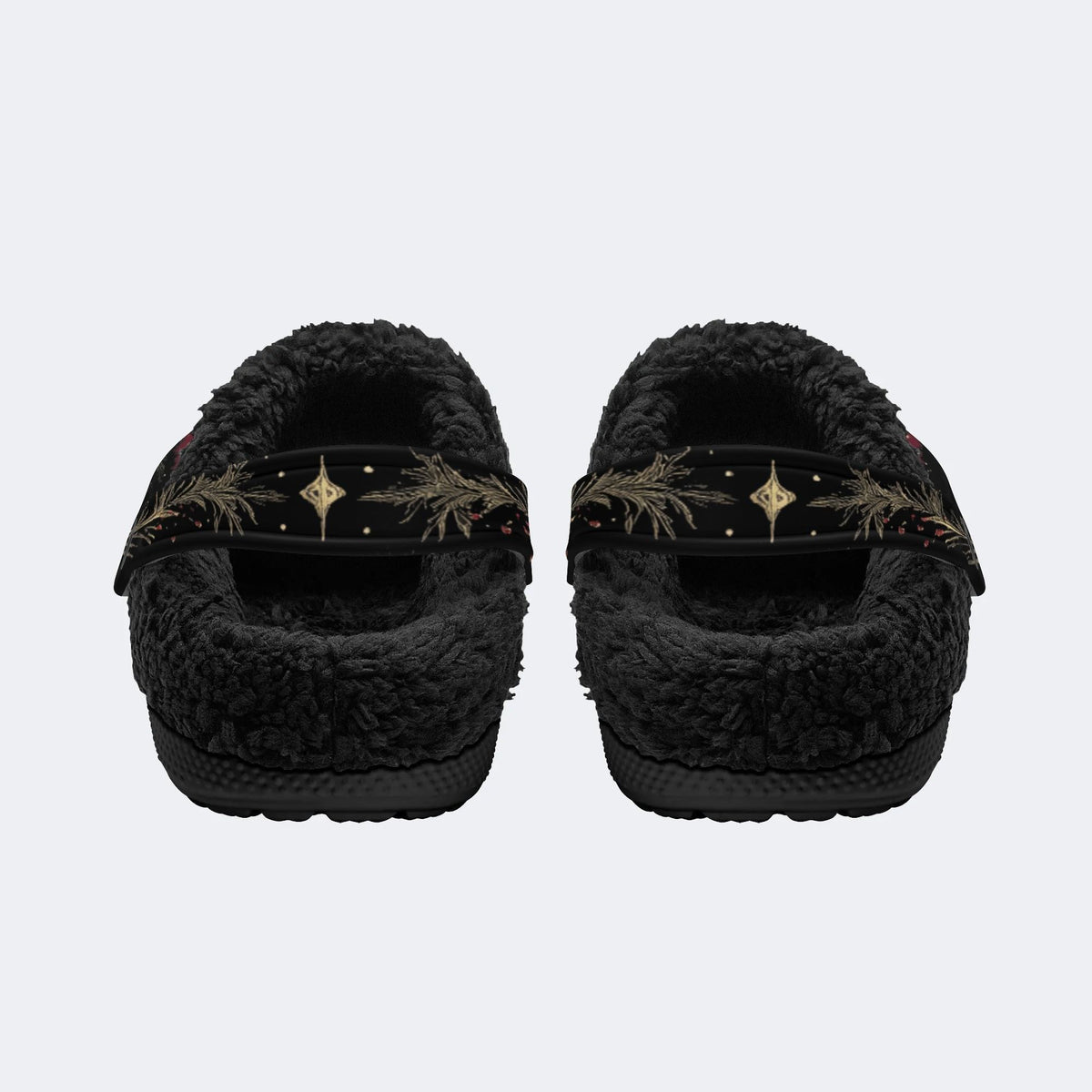 Christmas Death Moth Art Print - Fur Lined Slippers/Sandals