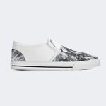 Unisex Skull Print - Slip On Shoes