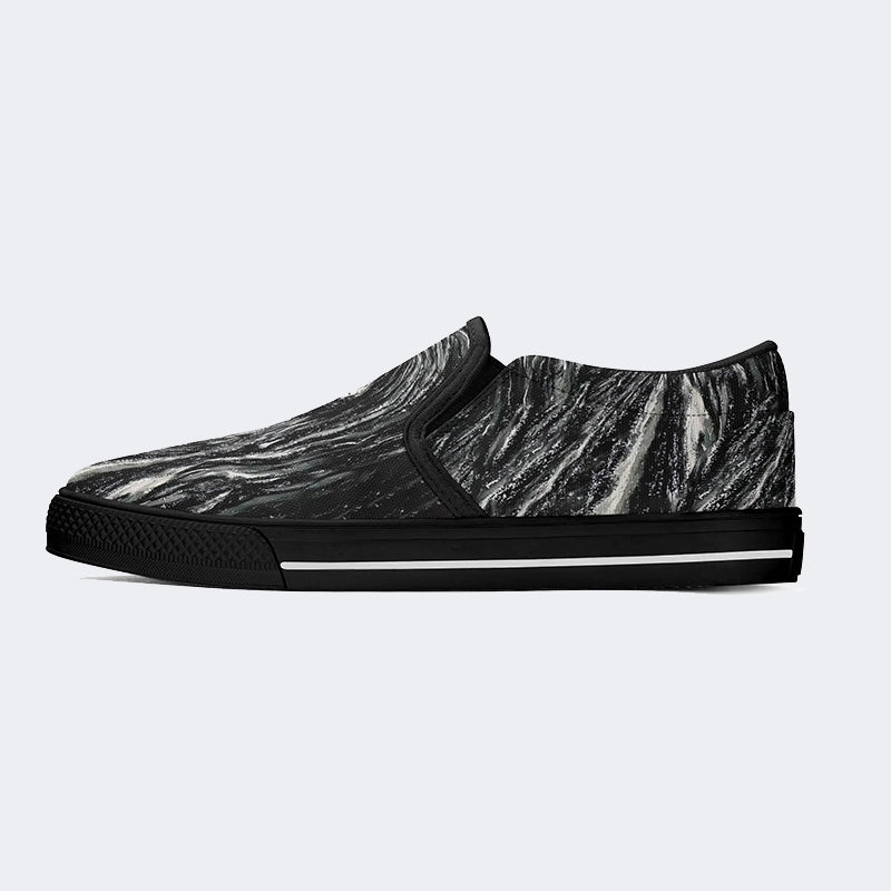 Unisex Horror Print - Slip On Shoes