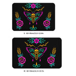 Colorful Death Moth Print - Foot Pad