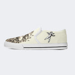 Unisex Skull&Figure&Rose Print - Slip On Shoes