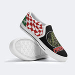 Horror Movie Vintage Print - Slip On Shoes