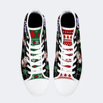 Horror Movie Vintage Graphic Print - High Top Canvas